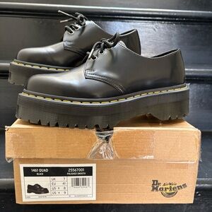 Dr. Martens 1461 SMOOTH LEATHER PLATFORM SHOES
